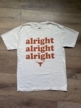 University of Texas Austin Short Sleeve Tee - White/Orange